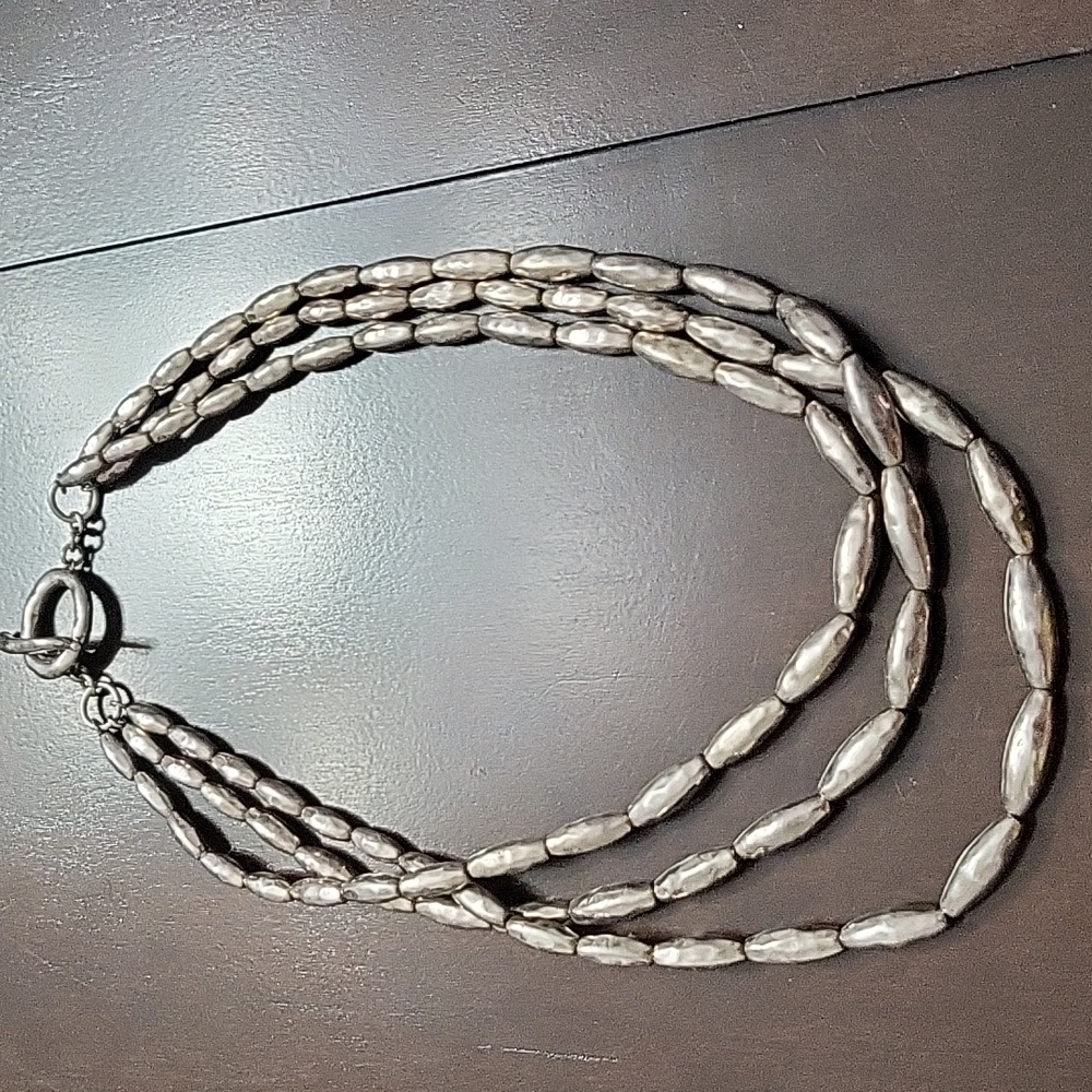 Vintage Monet silver necklace